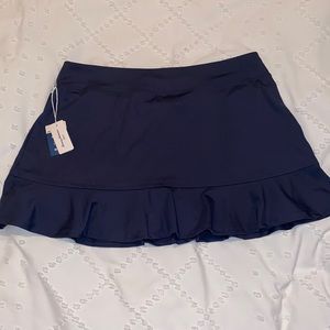 Tommy Bahama XL Golf skirt/skort navy with ruffle hem